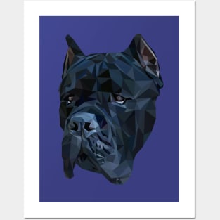 Cane Corso Low Poly Art Posters and Art